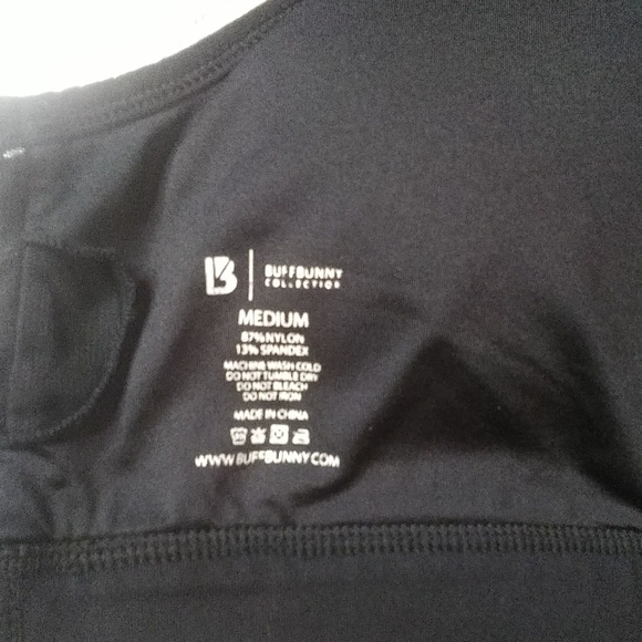 BuffBunny Black Sports Bra - Picture 3 of 3